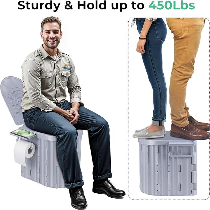 Sckee Camping Toilet, Portable Toilet - Image 3