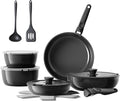 Redchef 16pcs Ceramic Pots and Pans Set Non Stick, Nonstick Kitchen Cookware Set by Redchef