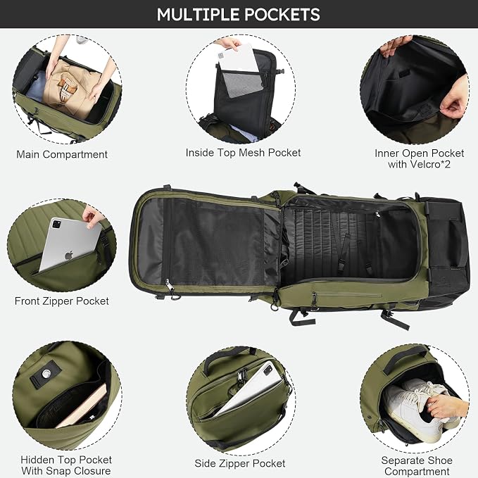 86L 30” Folding Duffle Backpack - Image 8