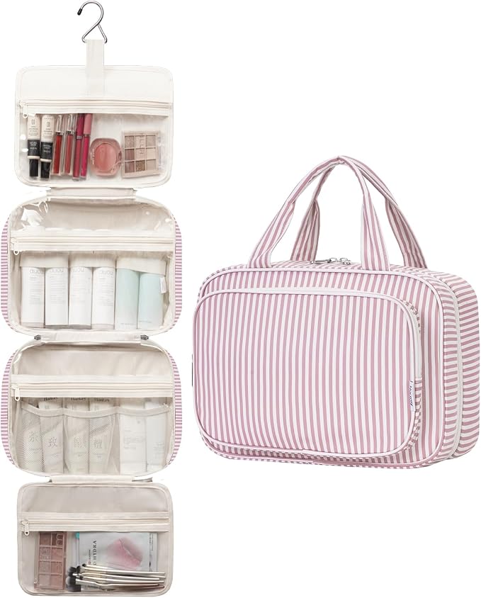 Narwey Striped Travel Toiletry Bag - Image 4