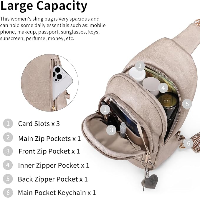 Crossbody Bags for Women Anti Theft Small Sling Handbag - Image 6