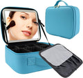 Travel Makeup Bag with LED Mirror Travel Makeup Organizer with 3 Lighted by Unknown