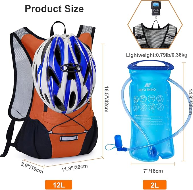 Lightweight Hydration Backpack, Running Backpack - Image 5