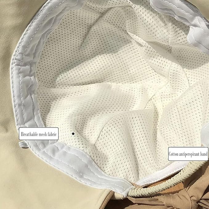 Wide Brim Hats for Woman Foldable Hats Sun Hats for Women uv Protection Bowknot - Image 9
