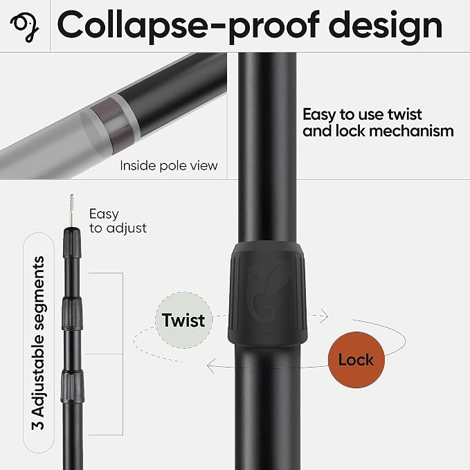 Green Elephant Camping Tarp Poles - Image 3