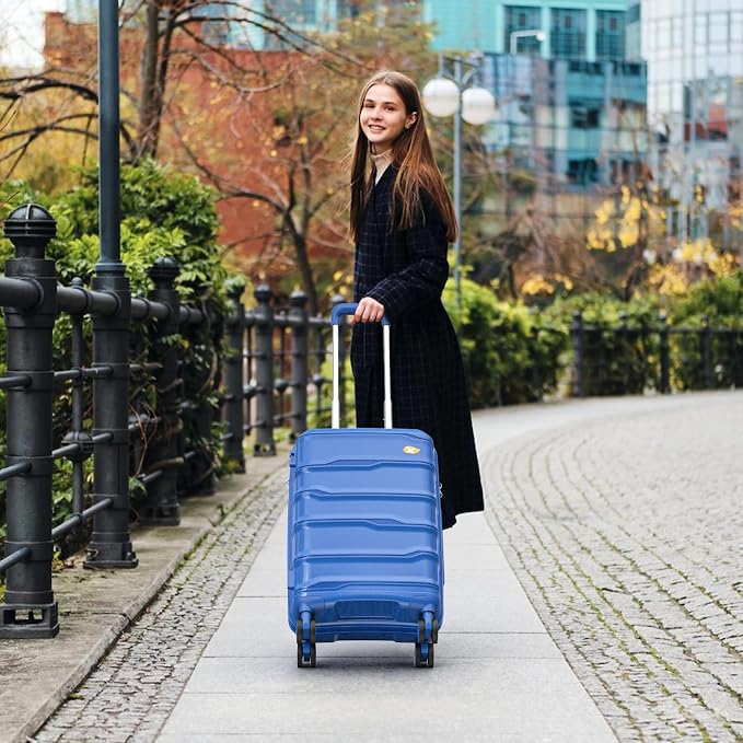 Carry On Luggage 22x14x9 Airline Approved, Hard Shell Suitcase - Image 8
