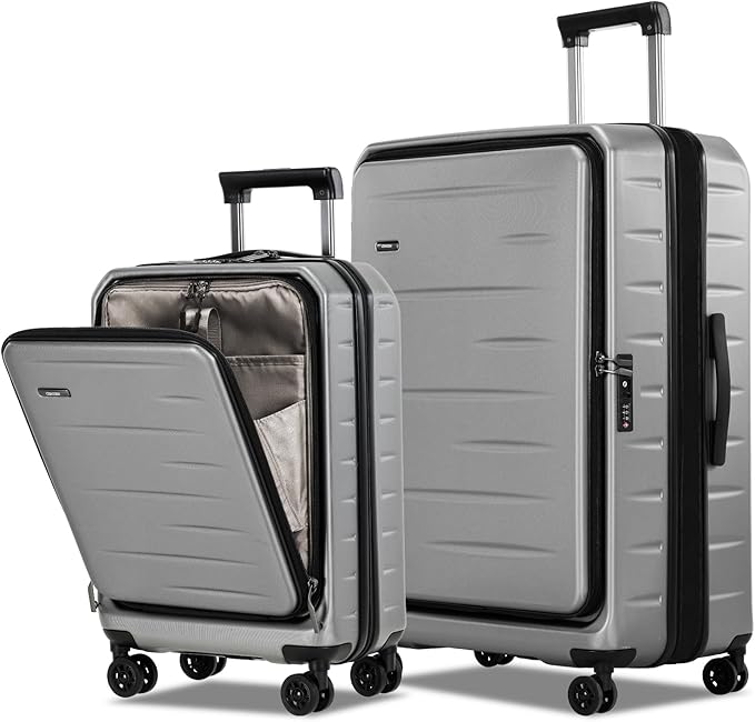 Luggage Sets 2 Pieces, 20 Inch Carry On Luggage and Expandable 28 Inch Checked by CENSIEN