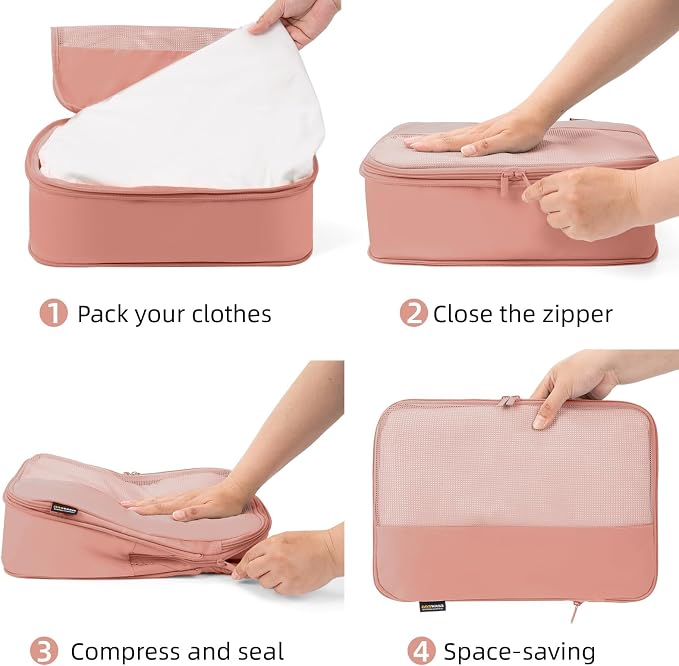 4 Piece Compression Packing Cubes - Image 4