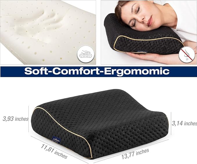 Travel & Camping Comfortable Memory Foam Pillow – Easy to Carry Portable Bag – - Image 2