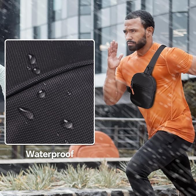 MJNUONE Mini Sling Bag for Men Outdoor Lightweight Small Crossbody Bag Women - Image 4