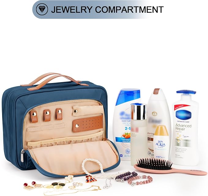 Travel Hanging Toiletry Bag for Women, - Image 3