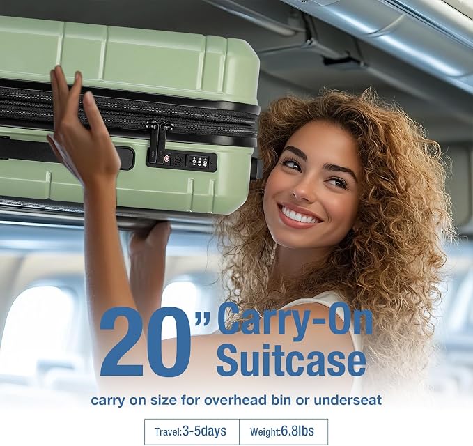 KYME Carry On Luggage 22x14x9 Airline Approved - Image 3