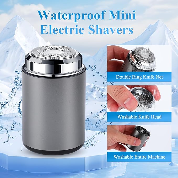 Mini Electric Shaver, Portable Mini Electric Shaver, Pocket Size - Image 2