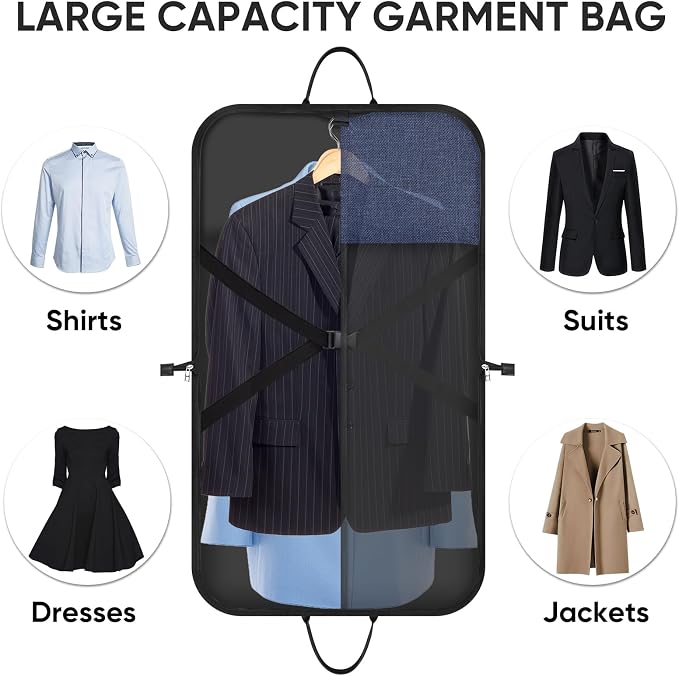 BALEINE Travel Garment Bag, Travel Suit Bag - Image 5