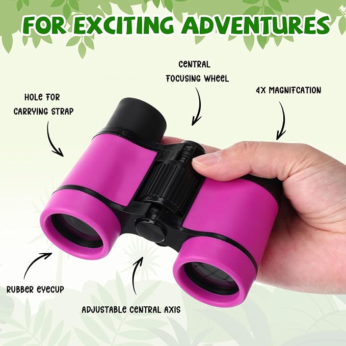 12 Set Binocular Compass Magnifying Glass Set Christmas Birthday Gift Small - Image 5