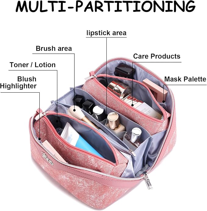 Travel Makeup Bag Cosmetic Bags - Image 7