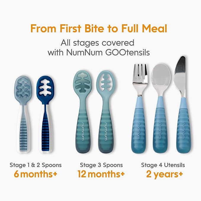NumNum Baby Spoons Set, Baby Essentials Pre-Spoon GOOtensils - Image 8