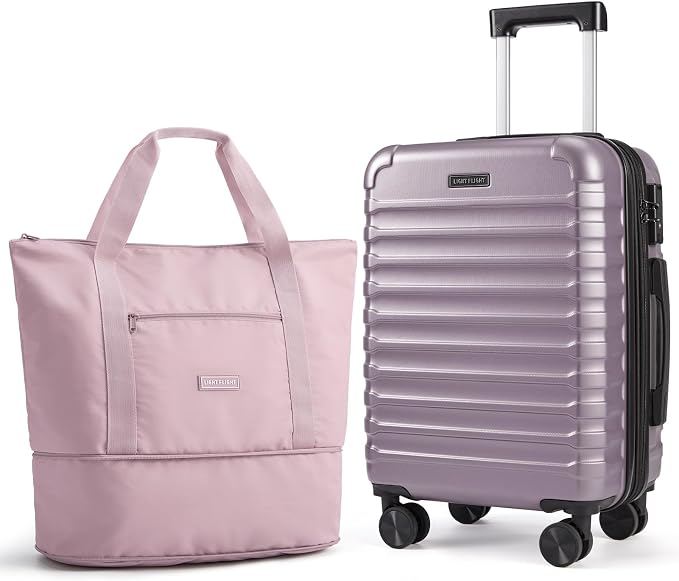 LIGHT FLIGHT Luggage Sets, Carry On Luggage 22x14x9 Airline Approved, Carry On by LIGHTFLIGHT