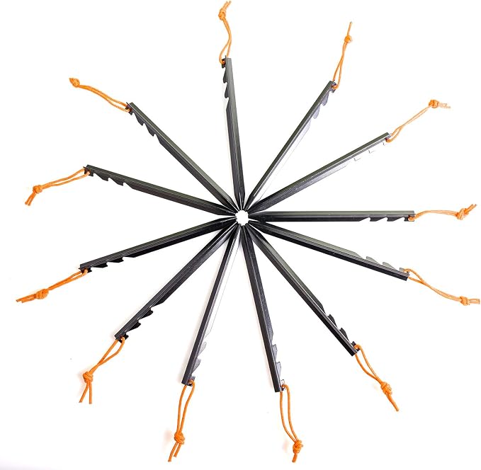 Aluminum Alloy Tent Stakes Pegs, Lightweight Metal Stakes Pegs - Image 2