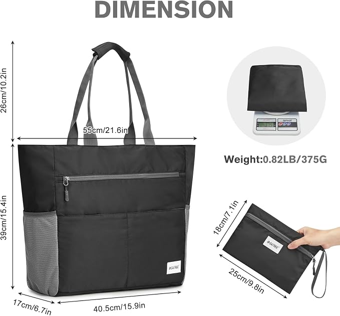 G4Free Beach Bag, Waterproof Sandproof Beach Tote Bag, Large Capacity Foldable - Image 6
