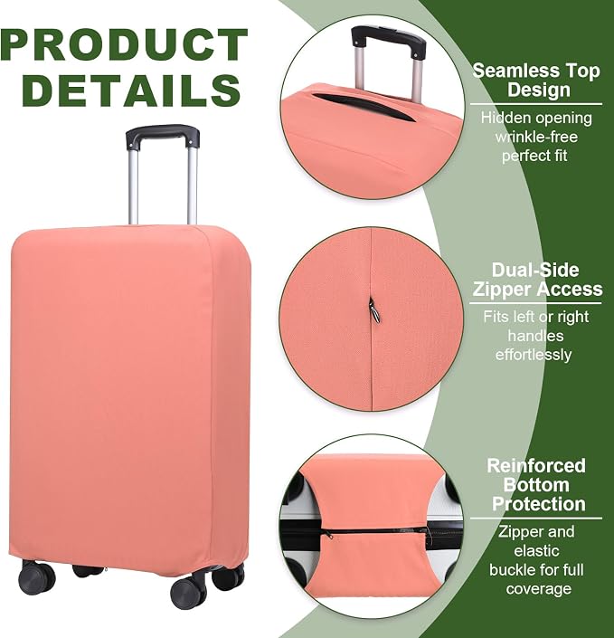 PATIKIL Luggage Cover, Suitcases Covers Elastic Carry on Cover Protector - Image 3