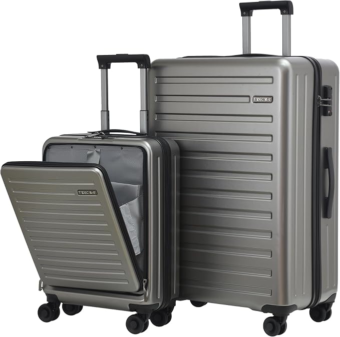 TydeCkare 2pcs 20/28" Luggage Set Lightweight HardShell, Only 20 Inch Carry On by TydeCkare