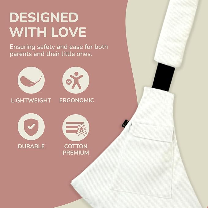 Ergonomic Lightweight Adjustable Toddler Sling Baby Carrier - Image 7