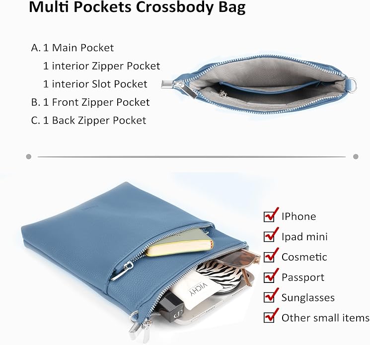 befen Genuine Leather Small Crossbody Purses - Image 3