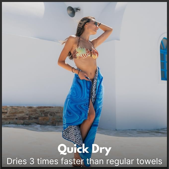 ECCOSOPHY Microfiber Beach Towel - Image 3