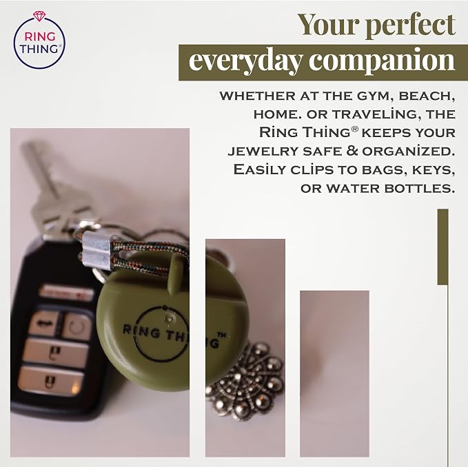 RING THING - Ring Holder Keychain, Jewelry Organizer and Storage, Portable - Image 4