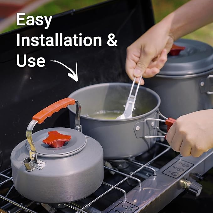 Camping Stove, 3 Burner Propane Portable Camp Stove - Image 6
