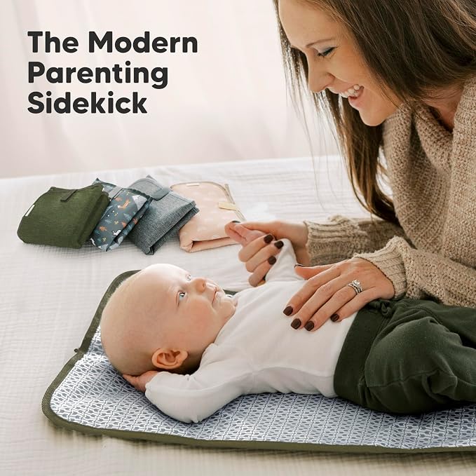 KeaBabies Portable Diaper Changing Pad, Easy Wipe Clean - Image 9