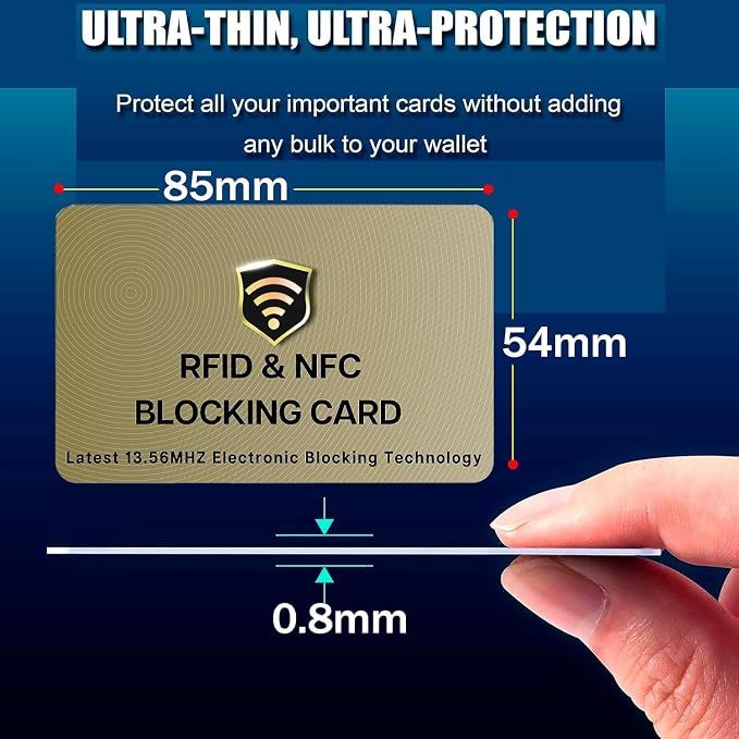 SaiTech IT RFID Cards One Card Protects Entire Wallet Purse - Image 2