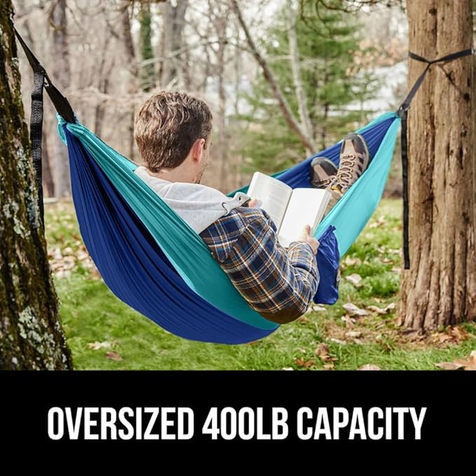 GORILLA GRIP Durable Portable Camping Hammock, Holds 400lbs - Image 3