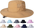 Sun Hat for Men/Women, UPF 50+ Fishing Hat, Waterproof Wide Brim Bucket Hat by Rosoz