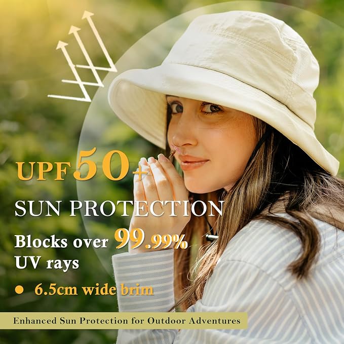 TOP-EX XL/XXL Women’s Wide Brim Bucket Sun Hat - Image 2