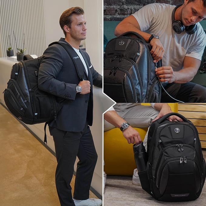Swissdigital Design TSA Business Laptop Backpack - Image 5