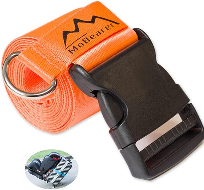 Car Seat Travel Belt to Suitcase, Car Seat Travel Strap to Convert Kid Car Seat by MoBearer