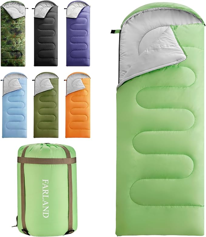 FARLAND Sleeping Bags 30℉ for Adults Teens Kids by FARLAND