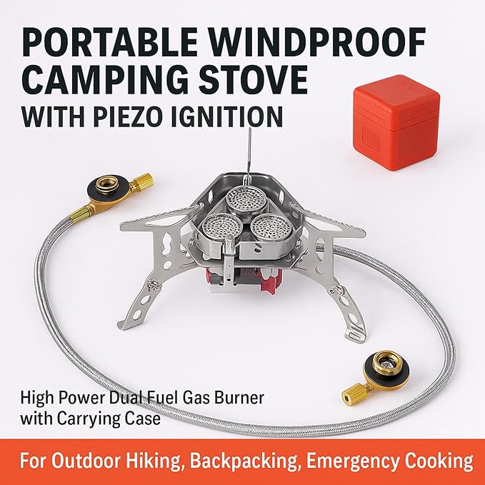 Windproof Camping Stove, Portable Camping Stove - Image 7