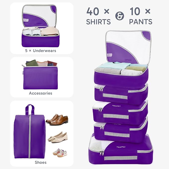 ALL INCLUDED 10 Set Durable Packing Cubes - Image 4