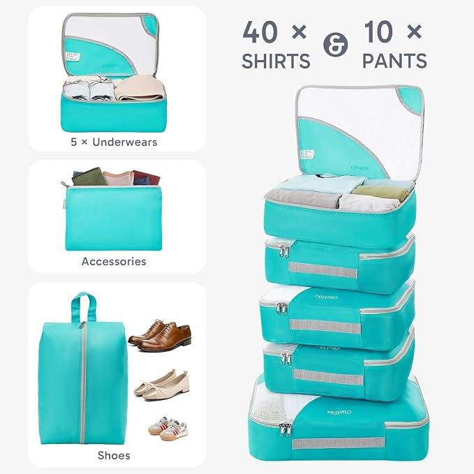 ALL INCLUDED 10 Set Durable Packing Cubes - Image 4