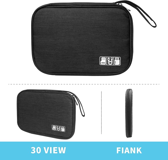 Electronics Organizer Travel Case, Electronic Accessories Storage Bag, Portable - Image 6