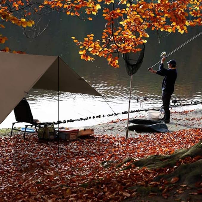 KALINCO Waterproof Camping Tarp Tent Hammock Rain Fly, Mutifunctional Tent - Image 6