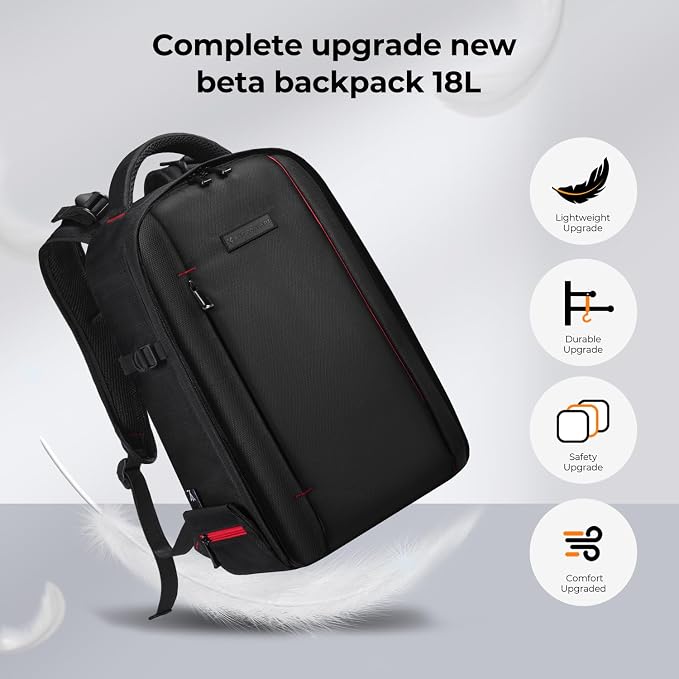 K&F Concept Camera Backpack for Photographers Large Waterproof Photography - Image 2