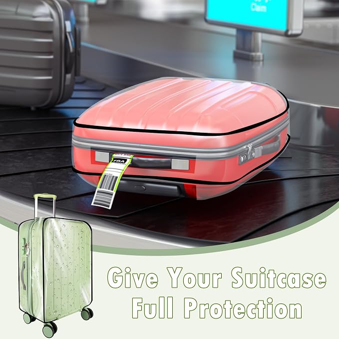 3 Pieces Thicken Clear Luggage Cover Protector - Image 7