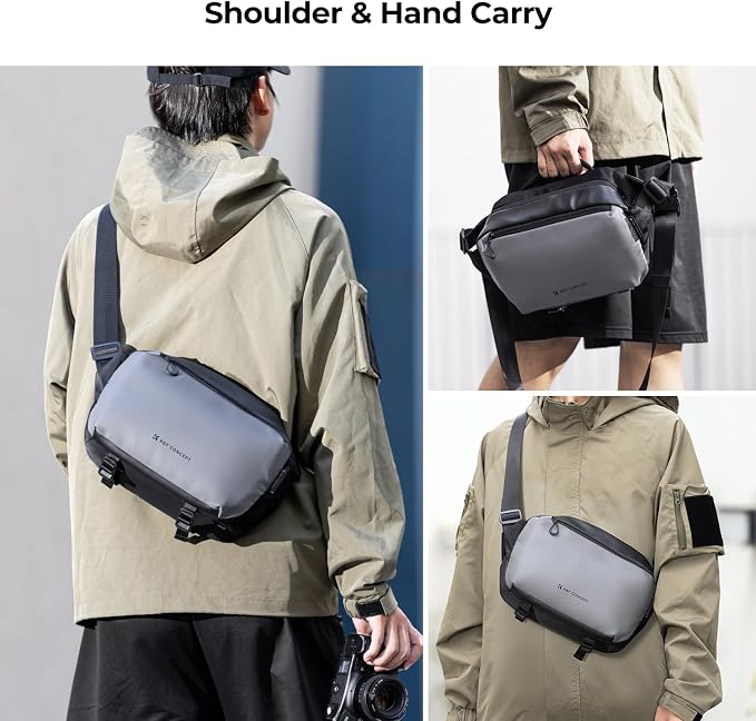 K&F Concept 2 in 1 Sling Bag Everyday Shoulder Bag & Multifunction Photography - Image 7