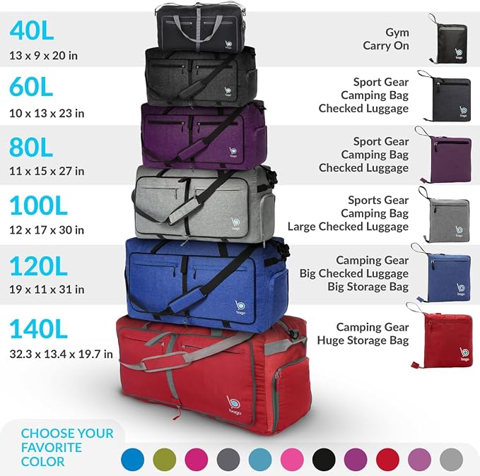 Bago Large Foldable Duffel Bags - Image 10