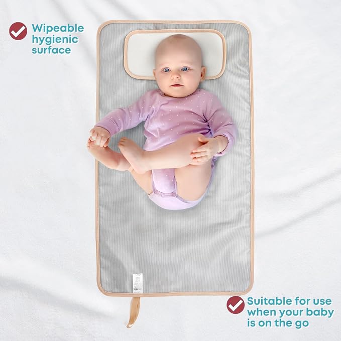 HAMUR HOME Portable Baby Changing Pad – Waterproof, Foldable & Lightweight - Image 3