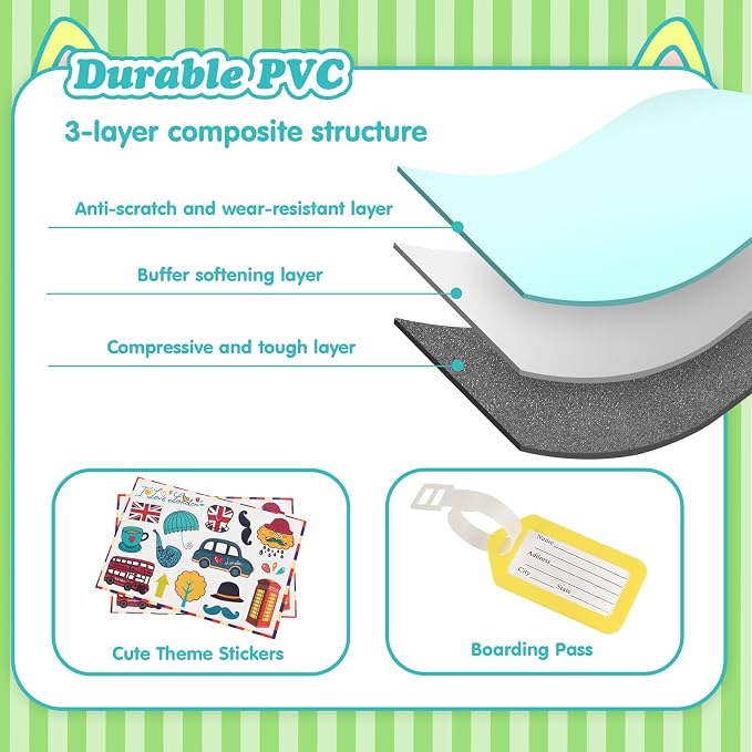 smilesun 20" Ride-On Travel Suitcase - Image 3